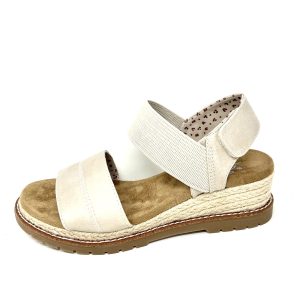 Sandalia Skechers Beix