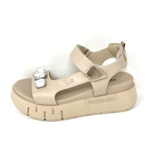 Sandalia Nero Giardini Rosa