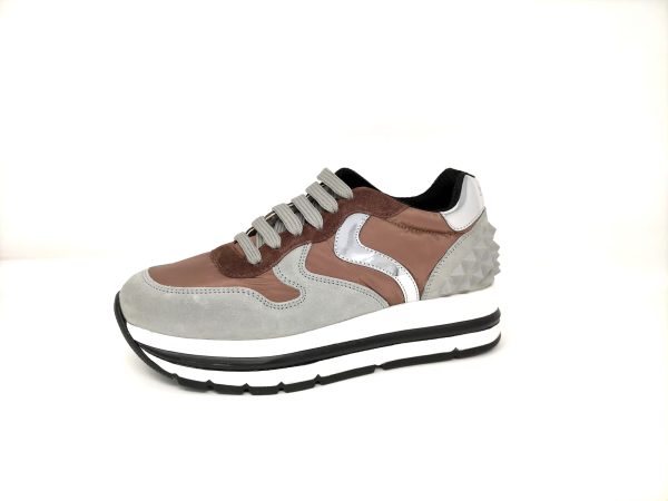 Sneakers Voile Blanche Gris