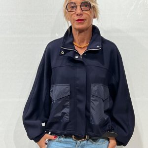 Jaqueta Oui Blau Mari