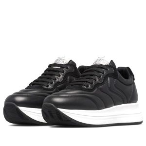 Sneakers Voile Blanche Negre