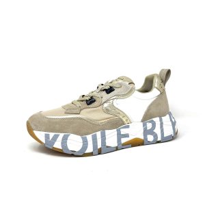 Sneakers Voile Blanche Beix