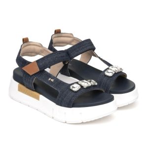 Sandalia Nero Giardini Blau